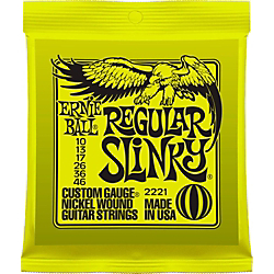 Ernie Ball 2221 Nickel Regular Slinky Electric Guitar Strings Standard
