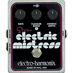 Electro-Harmonix XO Stereo Electric Mistress Flanger / Chorus Guitar Effects Pedal Standard
