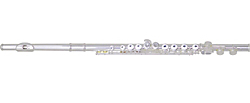 Bundy BFL-300 Flute Closed Hole, Offset G, C Foot