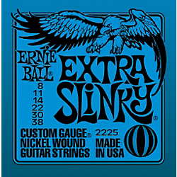 Ernie Ball 2225 Nickel Extra Slinky Electric Guitar Strings Standard