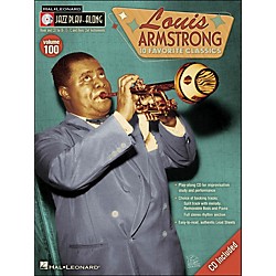 Hal Leonard Louis Armstrong Jazz Play- Along Volume 100 Book/CD Standard