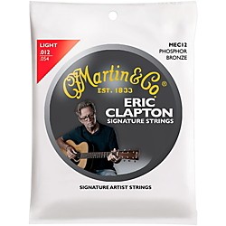 Martin MEC12 Clapton's Choice Phosphor Bronze Light Acoustic Guitar Strings Standard