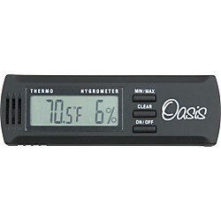 Oasis OH-2 Digital Hygrometer w/clip Standard