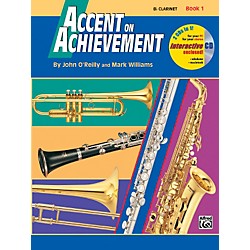 Alfred Accent on Achievement Book 1 B-Flat Clarinet Book & CD Standard