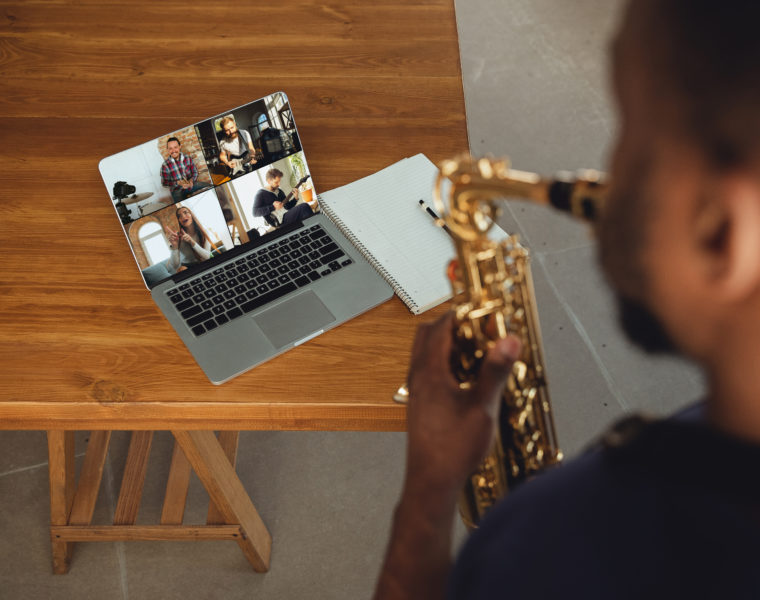 Music education over zoom
