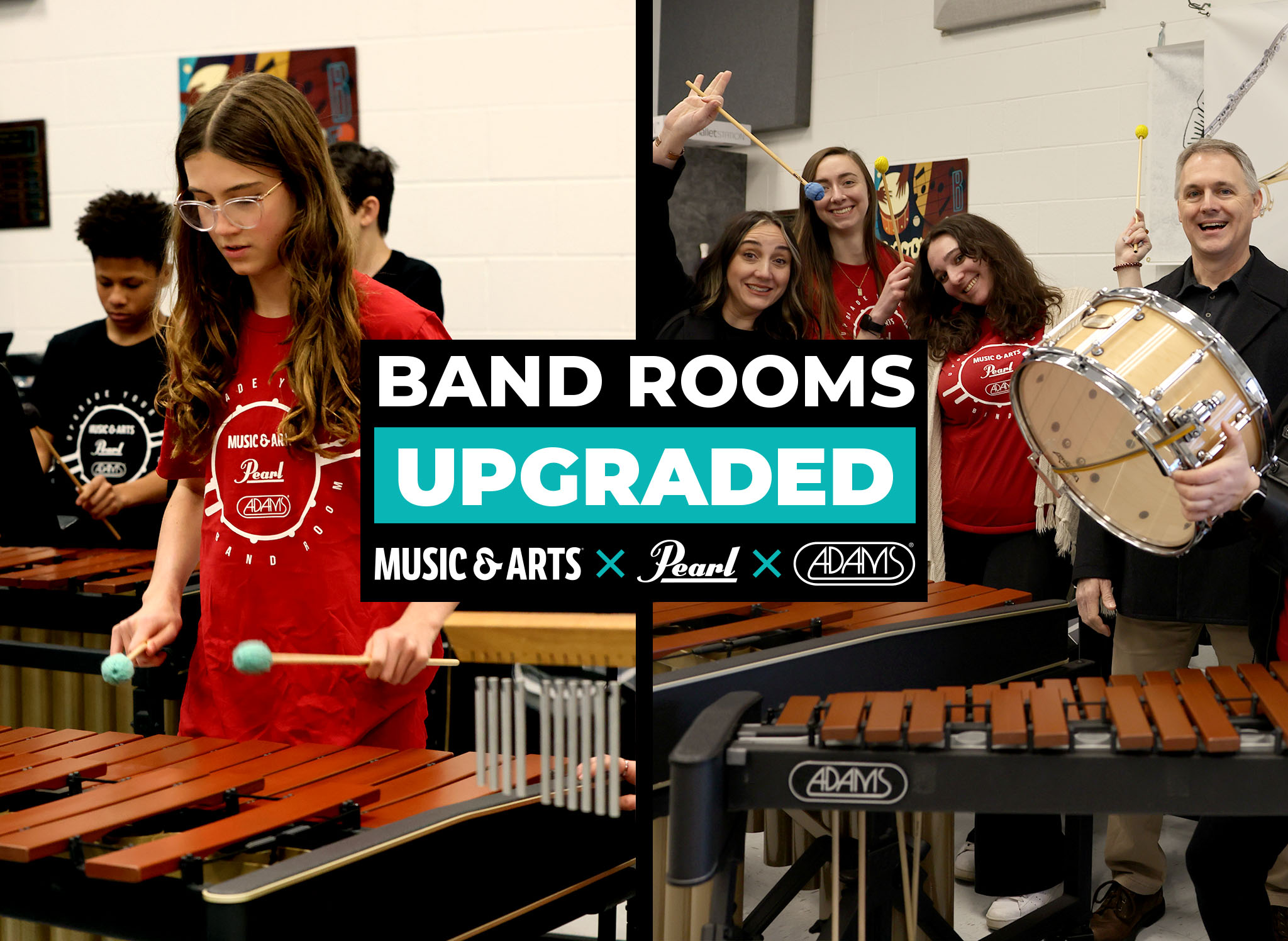 Band Rooms Upgraded