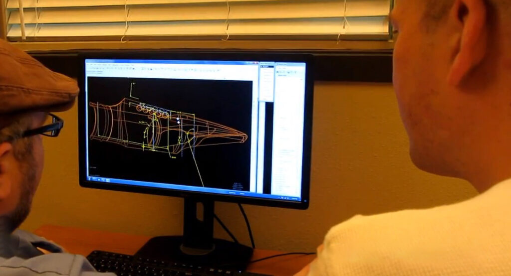 Matt & Theo doing CAD